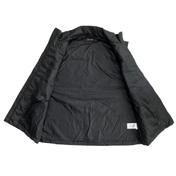 Quince Womens Hybrid Insulated Lightweight Puffer Vest Black XL Minimalist - Picture 3 of 8